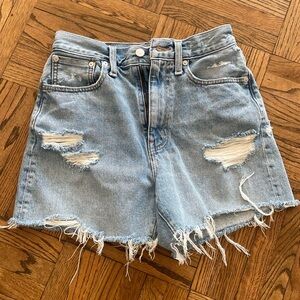 Women's Blue Denim Shorts